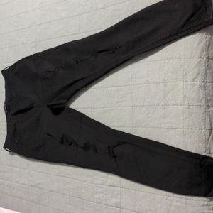 Torrid Sky High Skinny Jeans Premium Stretch, size 12T, Black